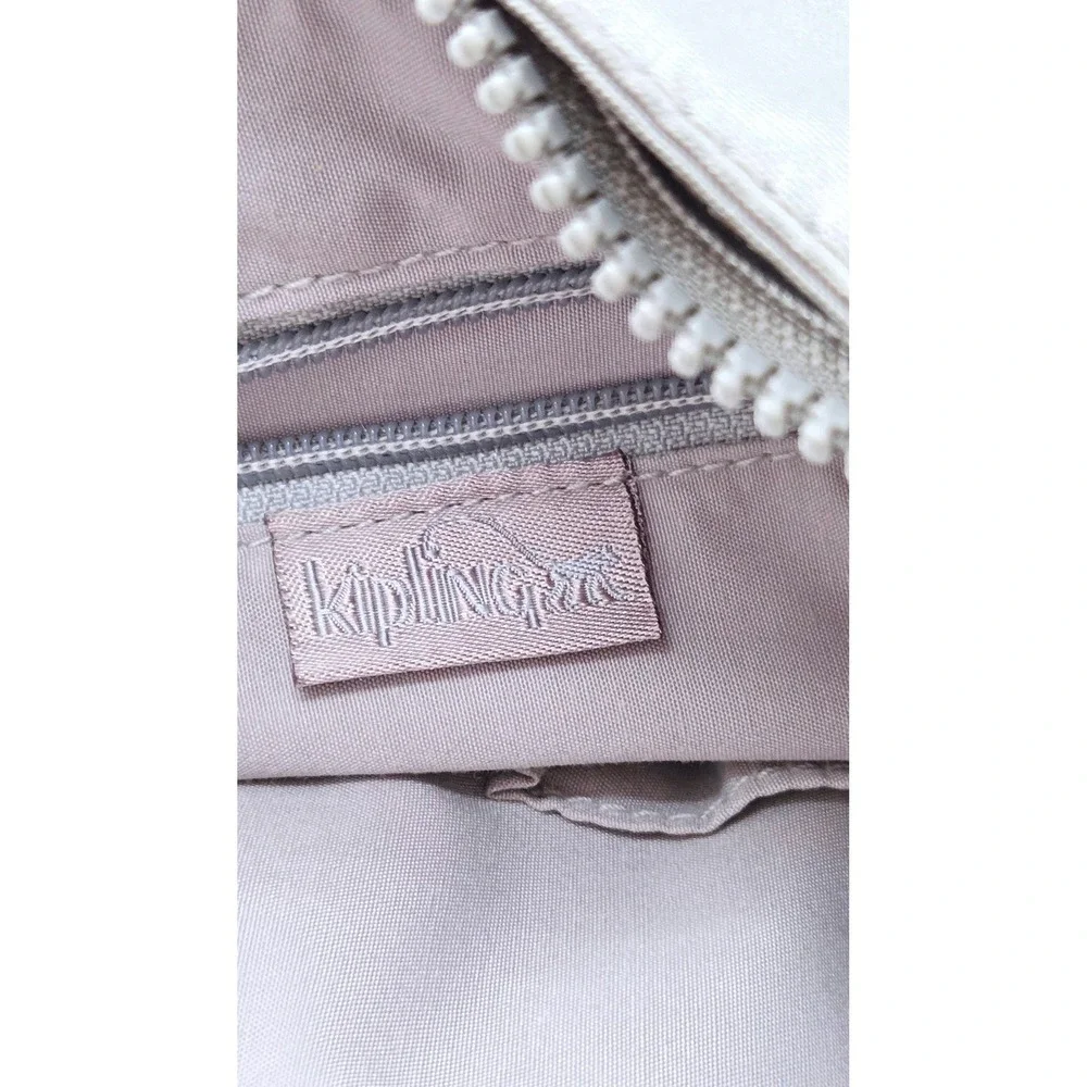 Kipling‎ Grey Large Crossbody Bag - Size 12x11x4